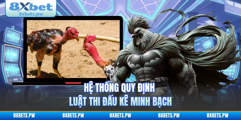 Hệ thống quy định luật thi đấu kê minh bạch
